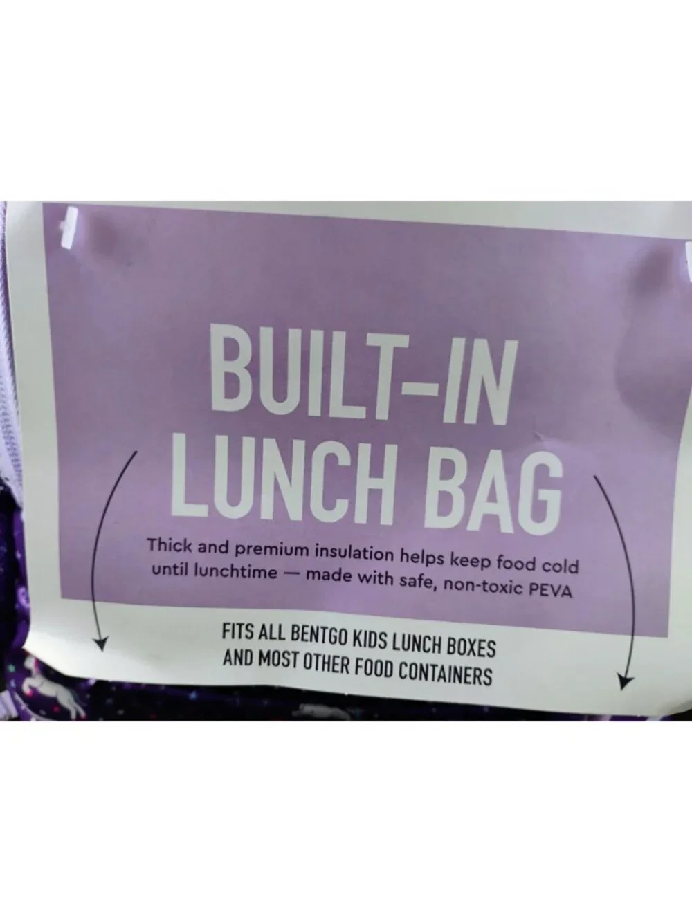 Bentgo Kids 2-In-1 Backpack & Insulated Lunch Bag Unicorn Print